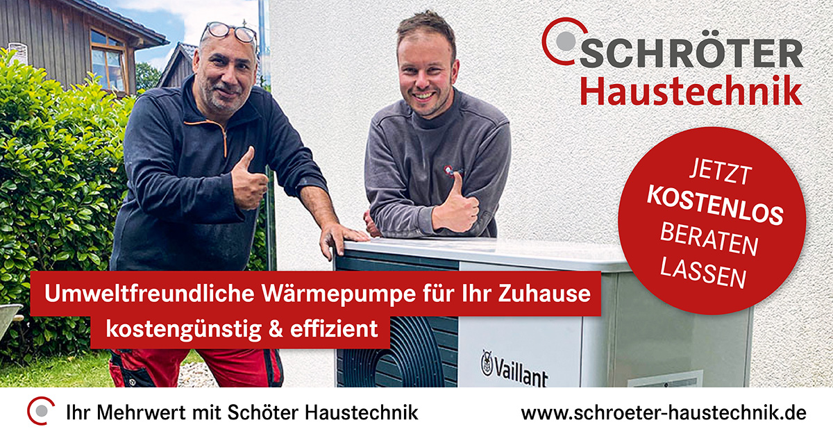 Wärmepumpe von Schröter Haustechnik