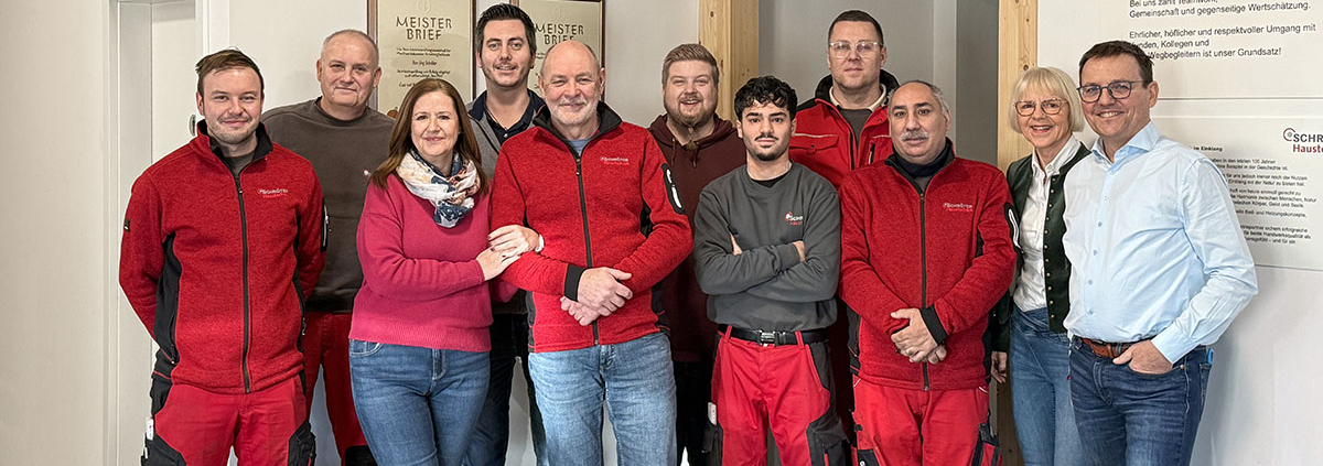 Schröter Haustechnik Mitarbeiter Team Schröter Haustechnik
